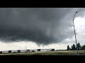 Funnel cloud forming over Stockton, Ca.  Tornado warning ⚠️