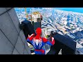 GTA 5 Spiderman Epic Jumps Compilation(GTA V Fails Funny Moments)