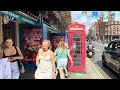 London City Street Walking Tour | Hot Day in Central London 2023 | London Summer Walk [4K HDR]