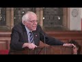 Bernie Sanders addresses Oxford University