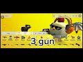 Top Three worst gun in chicken gun 🔫🐔|| New update