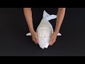 How to Make Dolphin Using Towel | Towel Folding design | Towel animals | Towel art | Towel origami