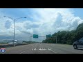 I-10 West - Mobile - Alabama - 4K Highway Drive