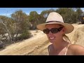 BOGGED! On The Border Track! Deep Water and Huge Sand Dunes!