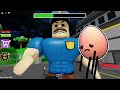 WATER BARRY'S PRISON RUN in Roblox (Scary Obby #Roblox)