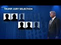 Final alternate jurors chosen in Trump trial