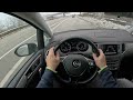 VW Golf Sportsvan VII  1.6 TDI /90 HP/ POV Test Drive #71