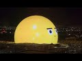 Las Vegas sphere emoji seen from High Roller ferris wheel