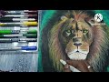 Drawing a lion with pastel colours,#drawing,#art,#pastel,#colours