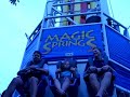 Riding Dr. Dean's Rocket Machine at Magic Springs