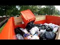 (EP. 4) ASMR Trash Route Garbage Man: No Talking, Just Satisfying Sounds Of Working