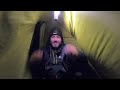 Thunderstorm, Strong Winds and Torrential Rain Wild Camp in the Hilleberg Soulo Black Label Tent