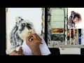 How to Paint a Mini Schnauzer Dog in Watercolor (Steps Can be Followed to Paint Any Other Dog)