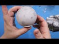 Full Moon for the Eclipse | Resincrete and UV Resin moon!