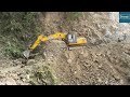 JCB Backhoes, Excavators, Hydraulic Hammers All Work to Widen Rocky Mountain Road