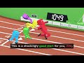 AI vs. AI in 100m Dash (deep reinforcement learning)