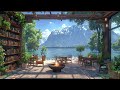 Summer Jazz Relaxing Music at Outdoor Coffee Shop Ambience ☕Relaxing Jazz For Study And Work