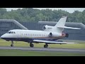 Former President Donald Trump lands at Norfolk International for his rally in Chesapeake [KORF/ORF]