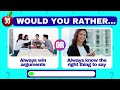 Would You Rather...?  HARDEST Choices Ever! 😱🤯 | IQS QUIZ