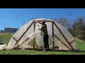 (TIMELAPSE) DIY High Tunnel Greenhouse