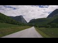 4K Scenic Drive to Trollstigen | Valldal / Sylte to Åndalsnes, Norway