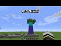 Top 10 Minecraft mobs based on size