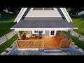 Cozy Country Style Tiny House Tour (6mx6m) | Small House Design | 1 Bedroom ( Low Budget House )