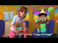Wheels on the Birthday Bus Song! 🎂 Happy Birthday JJ!  | CoComelon Nursery Rhymes & Kids Songs