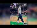 Luka Doncic tells Kyrie Irving “this is me next year” after crazy high jumpshot 😂