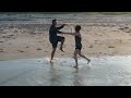 TKD Beach Kicks | Drone Highlights