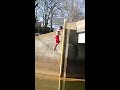 Guy Jumps Into Creek from Bridge