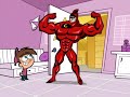 The Fairly OddParents: Adam West putting on the Crimson Chin costume