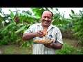 అరటికాయ బజ్జి || Raw Banana Bajji Recipe || Food on farm || Evening snacks ||