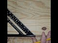 Find Center With A Square #wood #diy #woodwork #carpentry #woodworking