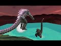Evolved Godzilla vs. Evolved Mechagodzilla! - Animal Revolt Battle Simulator