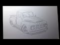 Sketching a Ford Truck Timelapse