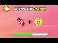 Guess the candy by its emoji || Candy Quiz