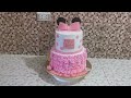 Minnie Mouse Theme Cake | Crijhen Channel