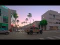 Driving at Sunset | The Bird Streets - Beverly Hills - Rodeo Drive | Relaxing Immersive | HDR 60fps