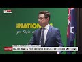 Nationals hold first post-election meeting