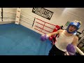 Boxing POV sparring a shorter fighter