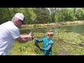 UNBELIEVABLE Pond Fishing For Bass! (Frog and Swim Jig Fishing)