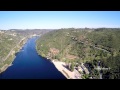 Belver Castle and Alamal beach aerial view