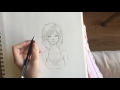 Small Self Portrait Sketch - My First Art Video!