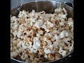 How to add sugar and milk to popcorn