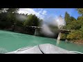 Mini jetboating to natural hot springs, British Columbia