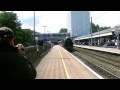 360205 and 47237 at Ealing Broadway