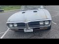 1967 Pontiac Firebird project car Preview Trailer