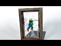 Luigi smashes window - Polymer clay