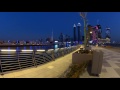Dubai Canal Sunset timelapse   GOPRO غروب الشمس في قناه دبي المائيه